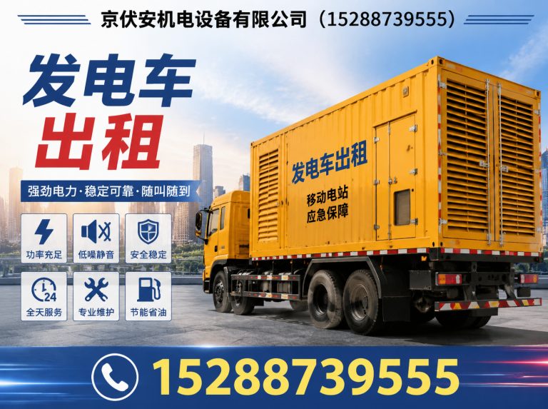 文山静音发电车租赁展示图