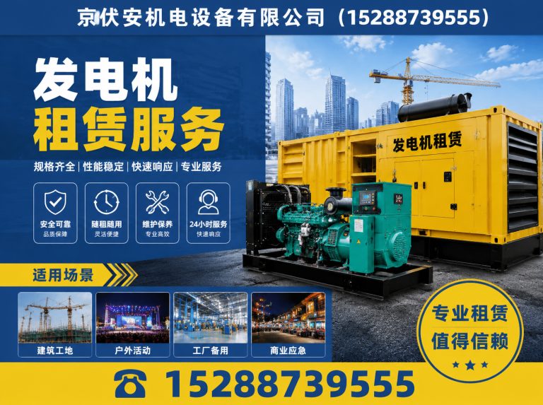 文山发电车租赁展示图
