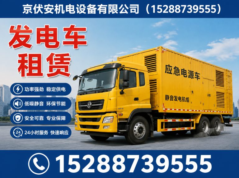 文山应急发电机出租展示图
